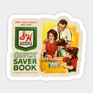 S&H Quick Saver Book Sticker